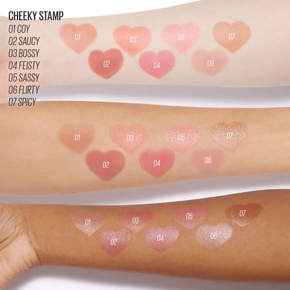 Rubor Líquido Cheeky Stamp Liquid Cushion Blush - Feisty, foto 3