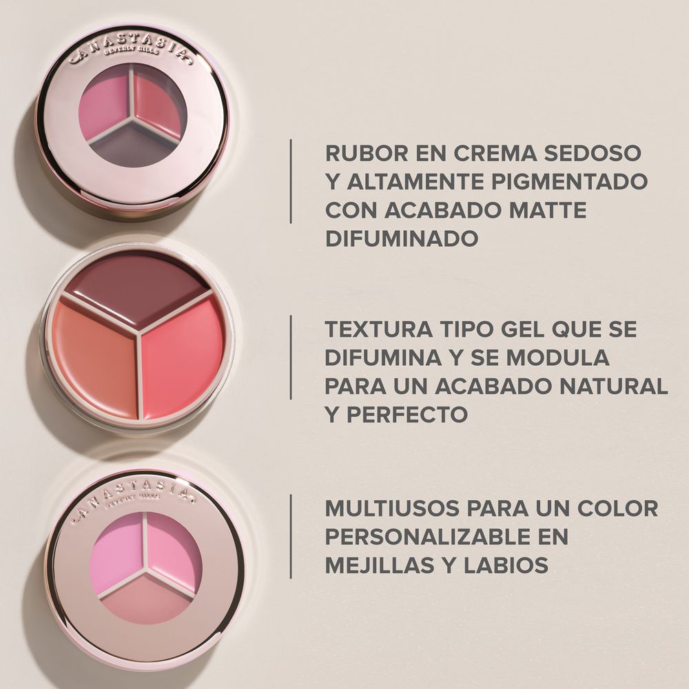 Rubor Magic Touch Blush Trio - Peach, foto 7