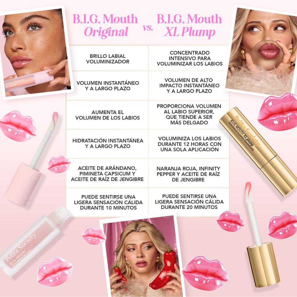 Brillo Voluminizador de Labios B.I.G Mouth XL Plump, foto 7