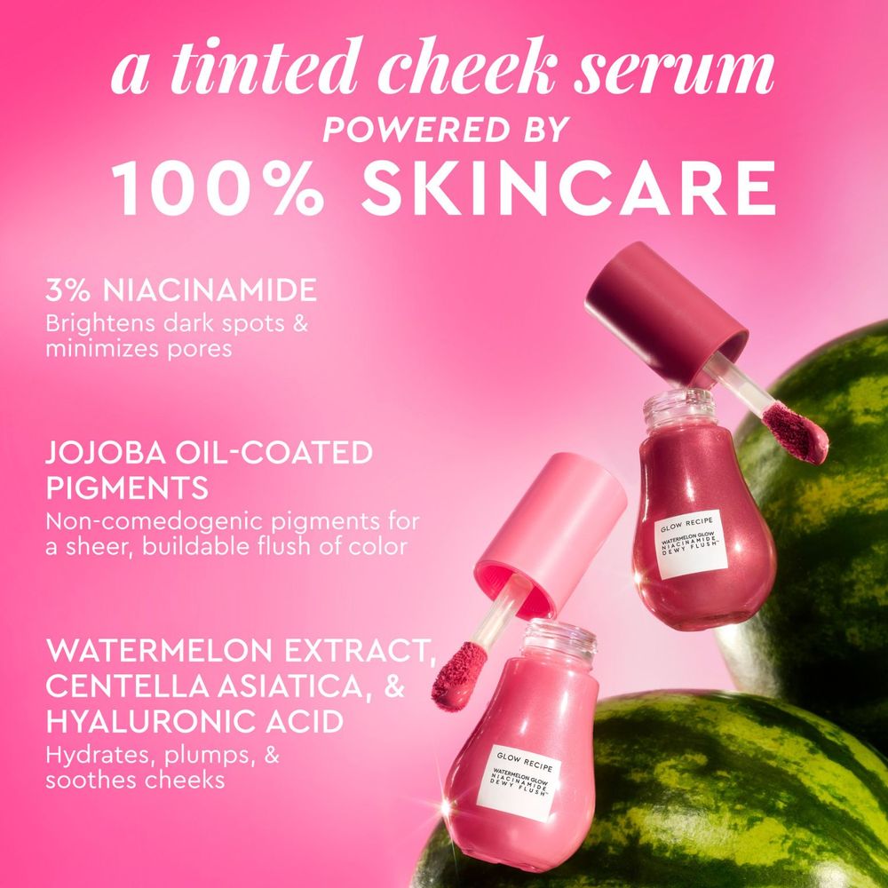 Rubor Líquido Watermelon Glow Niacinamide Dewy Flush - Watermelon Flush, foto 9