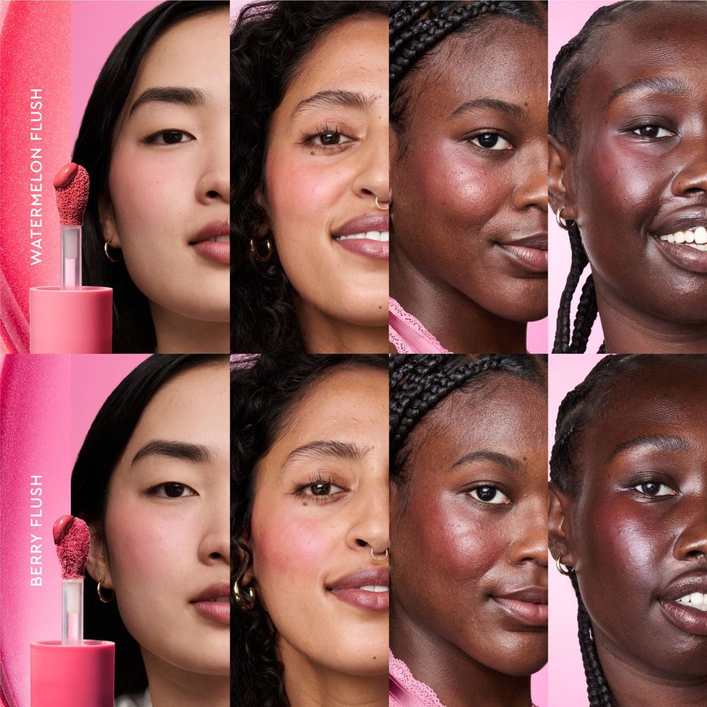 Rubor Líquido Watermelon Glow Niacinamide Dewy Flush - Berry Flush, foto 9