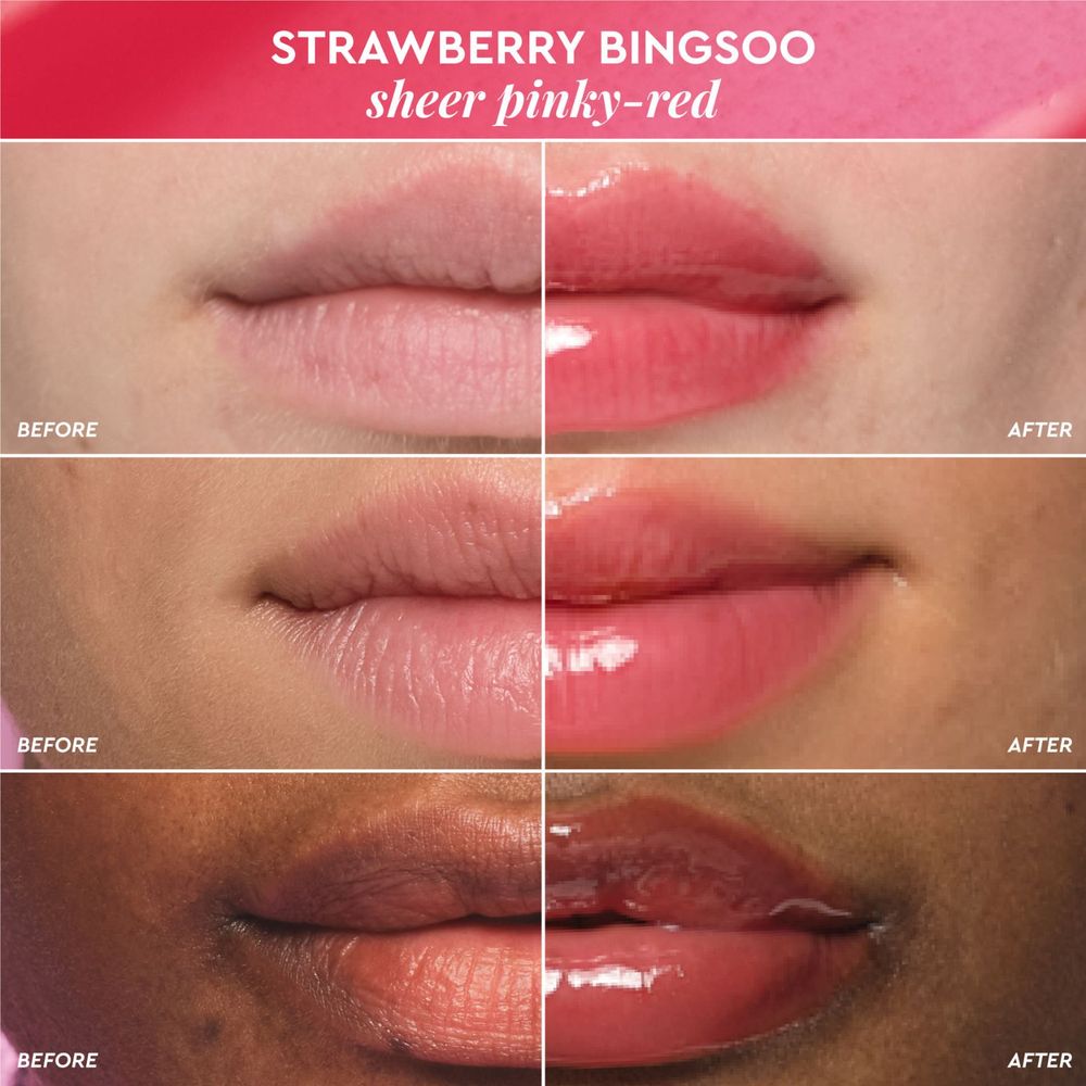 Tratamiento de Labios Glass Balm Lip Treatment - Strawberry Bingsoo, foto 3