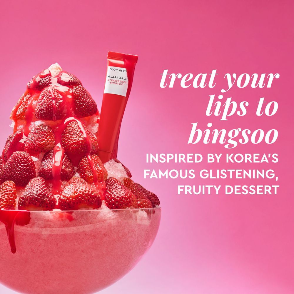 Tratamiento de Labios Glass Balm Lip Treatment - Strawberry Bingsoo, foto 8