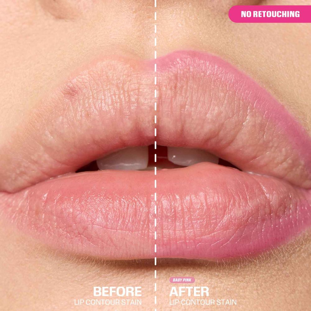 Huda Beauty Lip Contour Lip Stain for 12-Hour Wear Baby Pink, foto 3