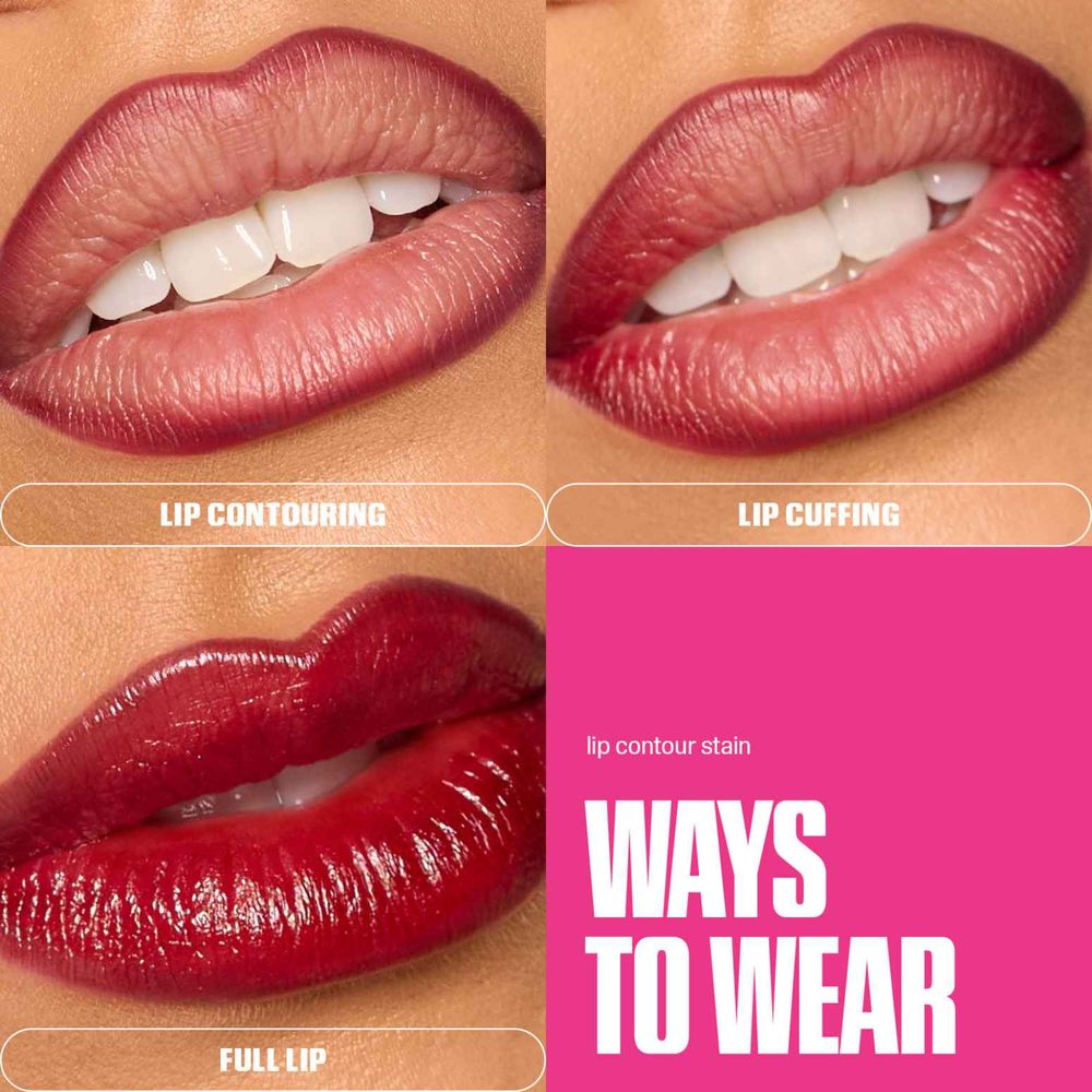 Huda Beauty Lip Contour Lip Stain for 12-Hour Wear Cherry Red, foto 7