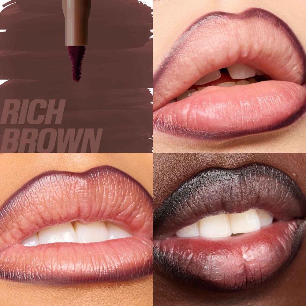 Huda Beauty Lip Contour Lip Stain for 12-Hour Wear Rich Brown, foto 2
