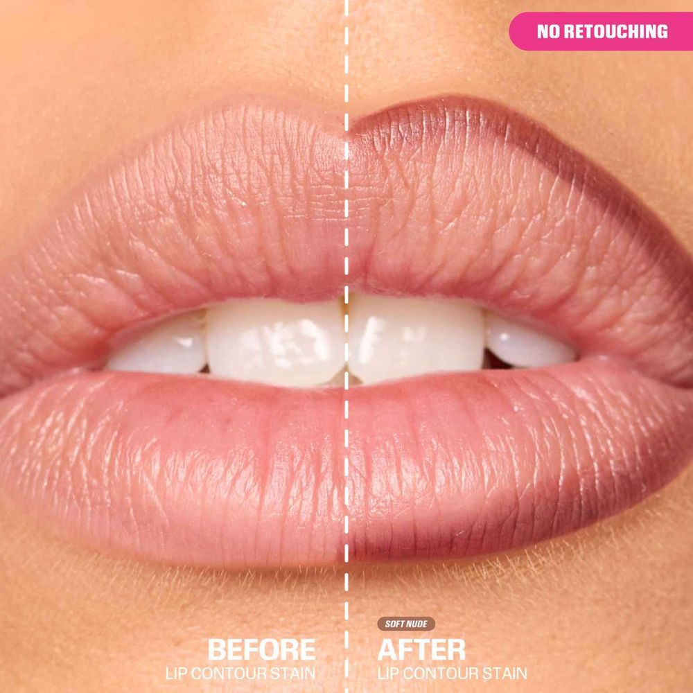 Huda Beauty Lip Contour Lip Stain for 12-Hour Wear Soft Nude, foto 3