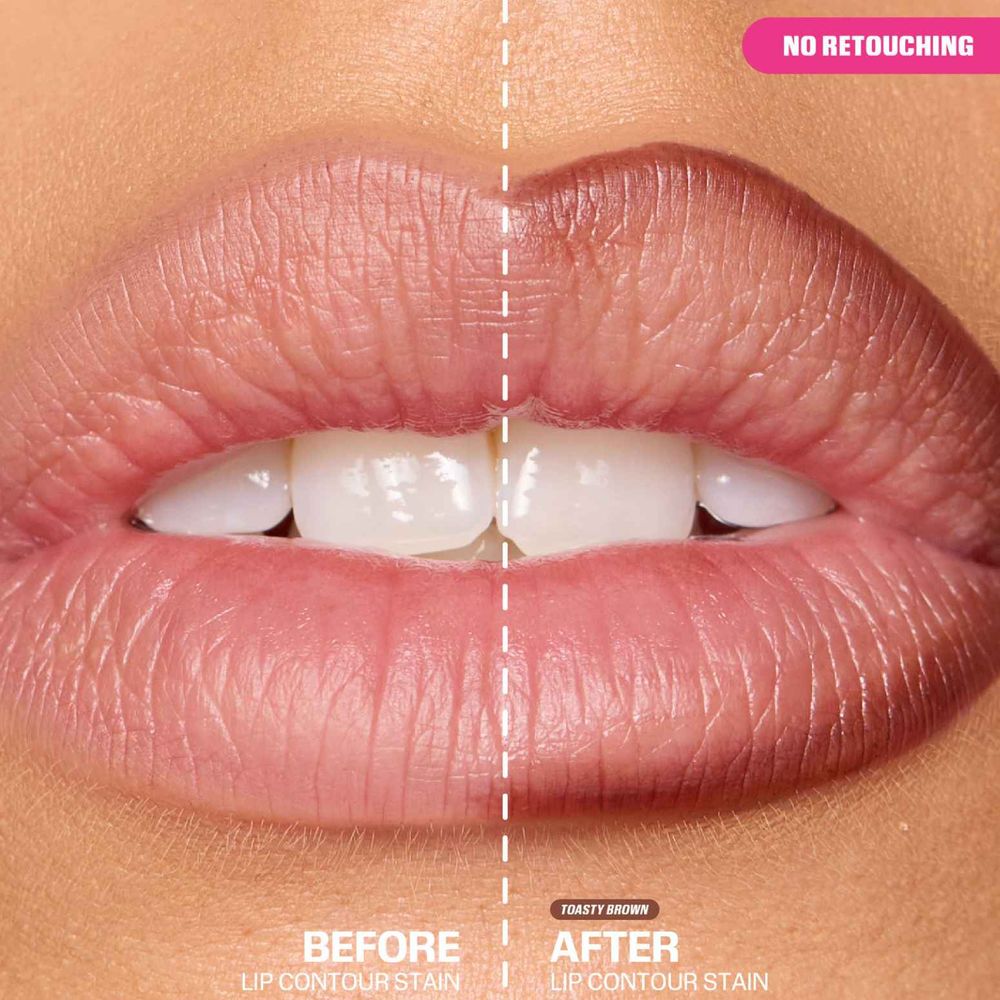 Huda Beauty Lip Contour Lip Stain for 12-Hour Wear Toasty Brown, foto 3