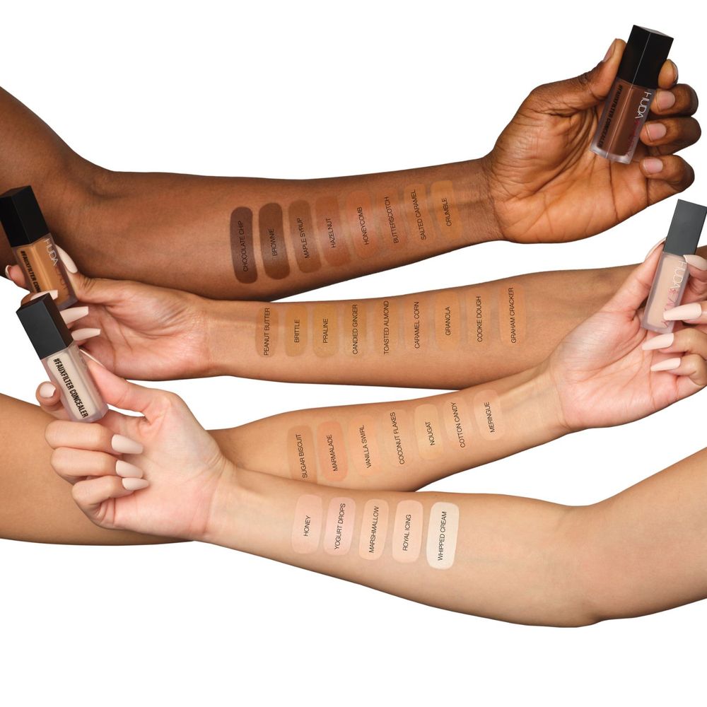 Huda Beauty #FauxFilter Luminous Matte Buildable Coverage Crease Proof Concealer Marshmallow, foto 5