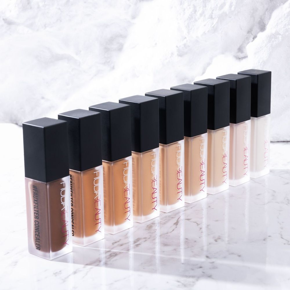 Huda Beauty #FauxFilter Luminous Matte Buildable Coverage Crease Proof Concealer Marshmallow, foto 6
