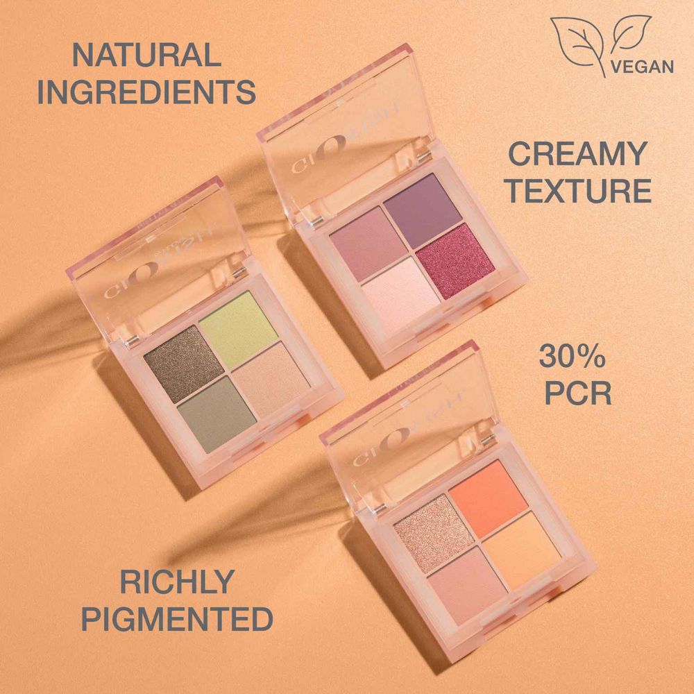 Huda Beauty GloWish Micro Mini Natural Eyeshadow Palette Clay, foto 4
